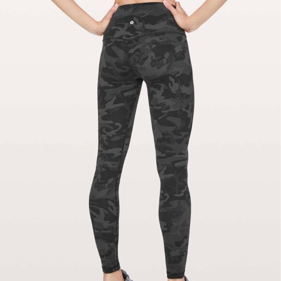 Lululemon Align Pant *Full Length 28" Incognito Camo Multi Grey Women's 8 - Picture 9 of 9